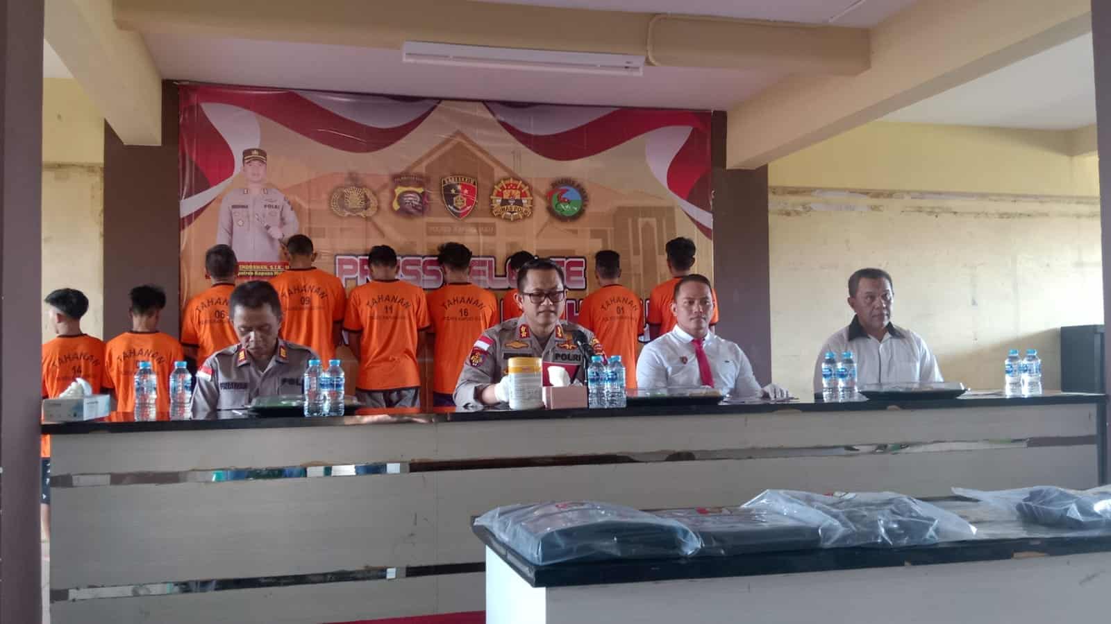 Polres Kapuas Hulu Ungkap 8 Kasus Kriminal Sepanjang Agustus 2023 