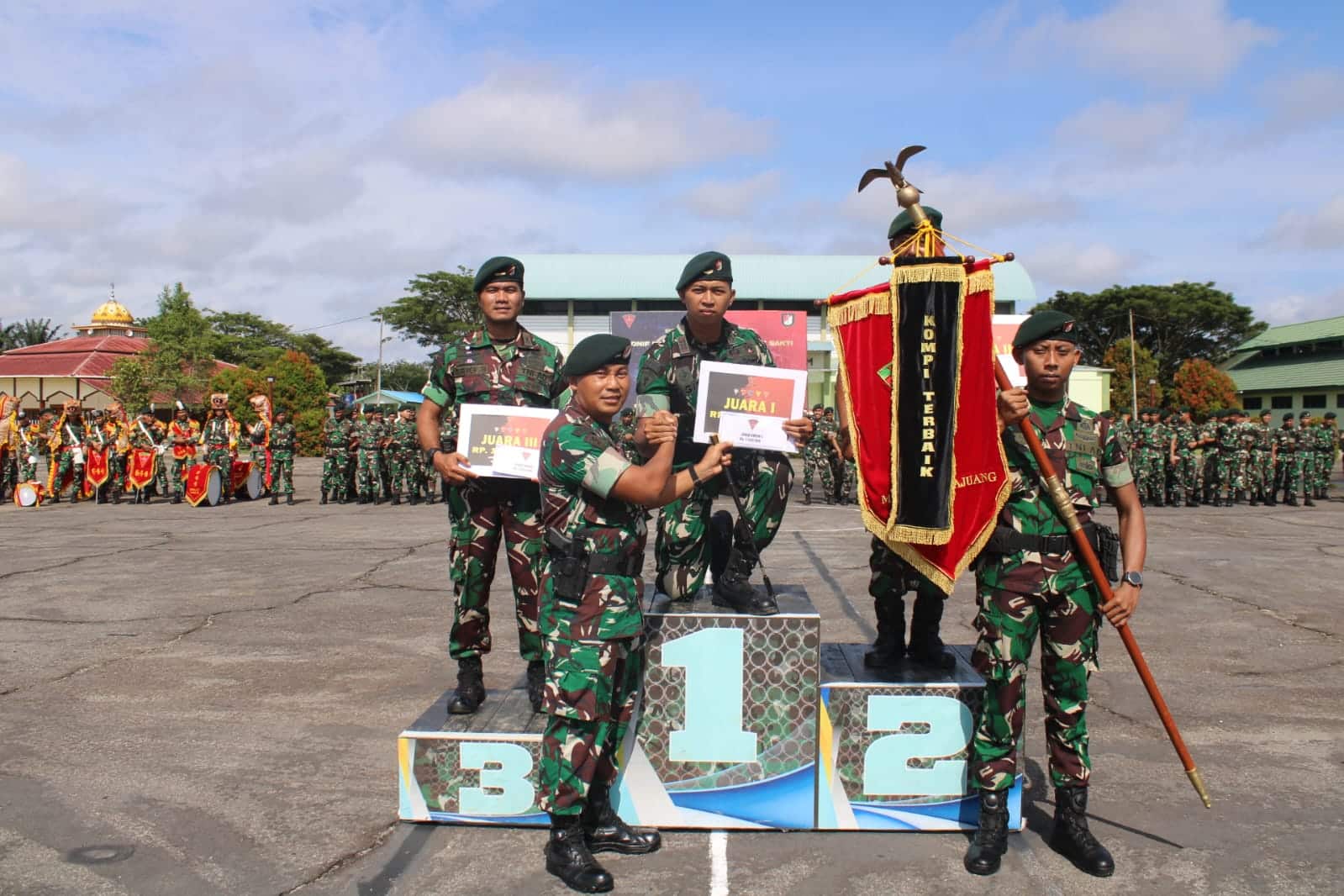 Uji Kemampuan dan Kekompakan Prajurit, Yonif Raider Khusus 644/Wls Gelar Lomba Antar Kompi