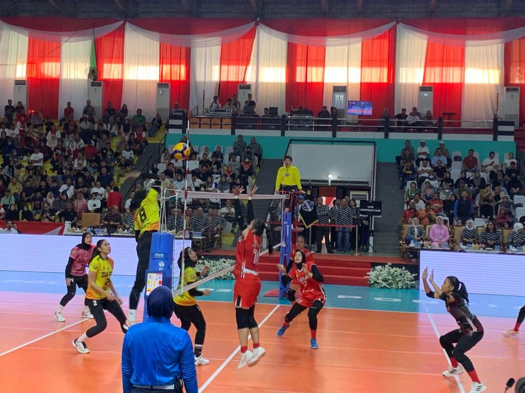 Tim Voli Putri Kalbar Masuk Final Kapolri Cup 2023