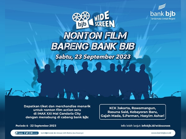 Asik, Nabung di bank bjb Bisa Dapat Tiket Nonton Expendables 4