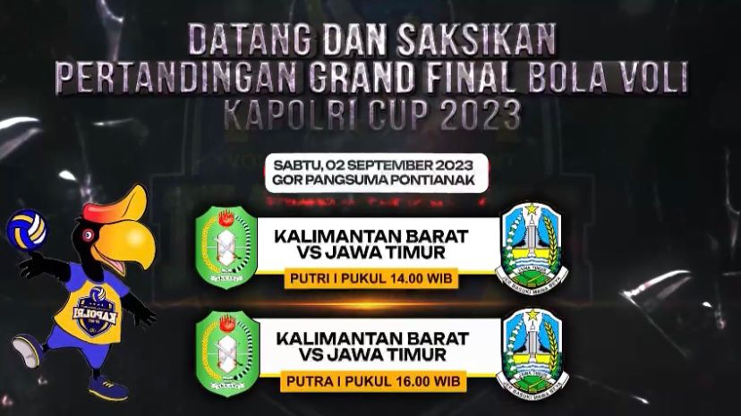 Hari Ini Final Turnamen Voli Kapolri Cup 2023, Pasha Ungu dan Artis Lainnya Ikut Hadir Meriahkan Acara