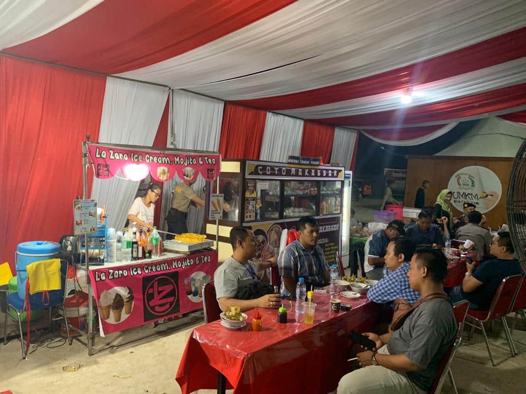 Aneka UMKM di Sekitar Turnamen Voli Kapolri Cup 2023