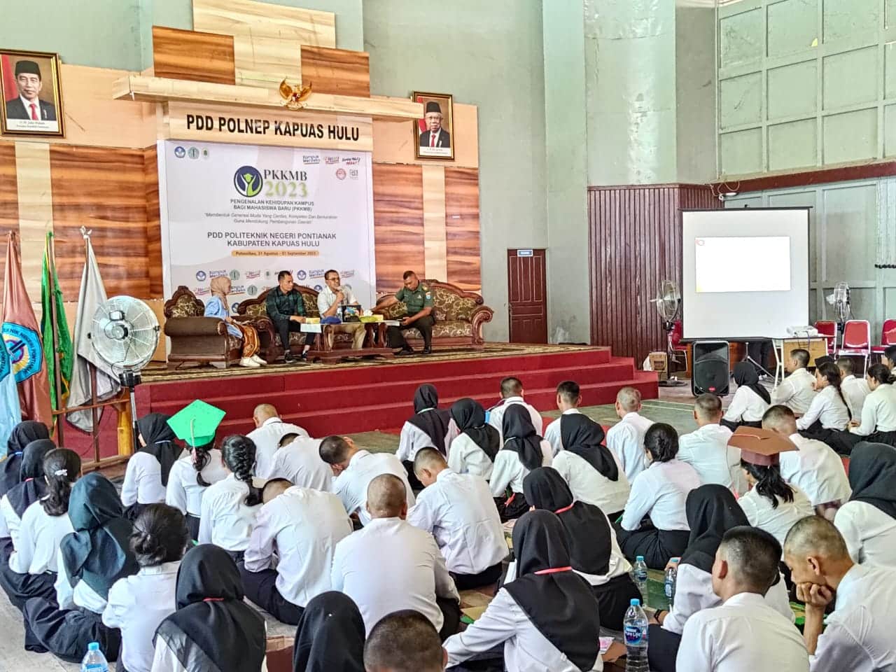 Satresnarkoba Polres Kapuas Hulu Sosialisasikan P4GN di Kampus Polnep Putussibau 