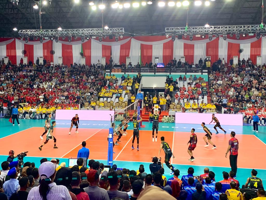 Bangga, Tim Voli Putra Kalbar Juara Pertama di Kapolri Cup 2023