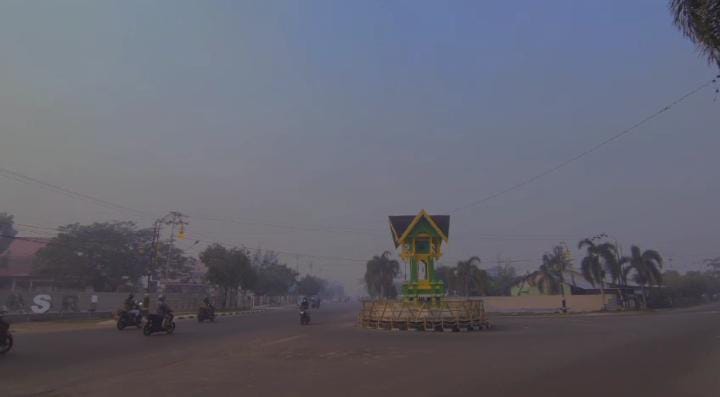 Dikepung Asap Karhutla, Kualitas Udara di Ketapang Tidak Sehat