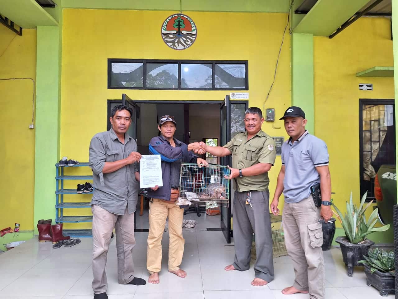 PWK Serahkan Hewan Dilindungi ke BKSDA Ketapang