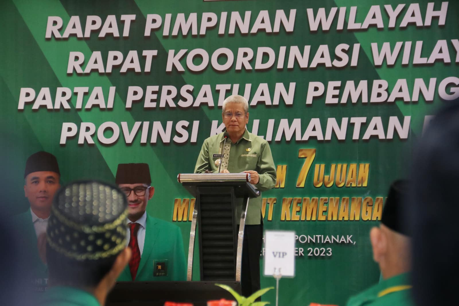 Hadiri Rakorwil PPP Kalbar, PJ Gubernur Harisson Tekankan Kondusifitas Jelang Pemilu
