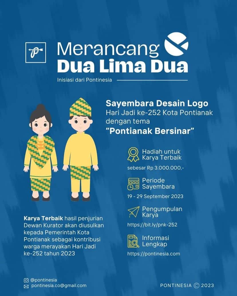 Sayembara Desain Logo Hari Jadi Kota Pontianak ke-252