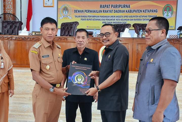 Ini Tanggapan Wabup Ketapang Atas Pandangan Anggota DPRD Terhadap Pidato Bupati Tentang APBD 2024