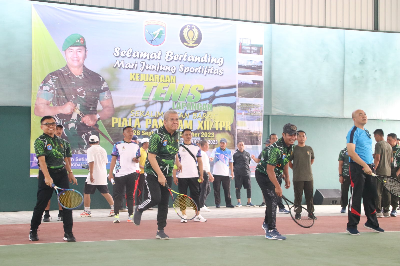 Kejuaraan Tenis Piala Pangdam XII Diharapkan Mampu Lahirkan Atlet Profesional Asal Kalbar