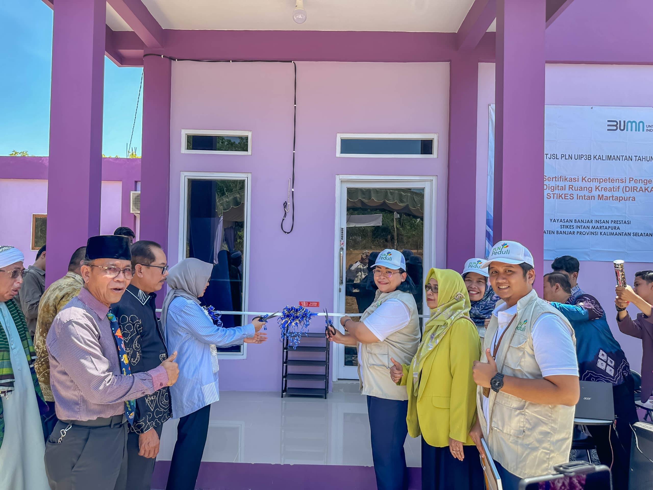 Tingkatkan Kreativitas Generasi Muda Kalsel, PLN Berikan Bantuan Sertifikasi Kompetensi dan Fasilitas Broadcasting