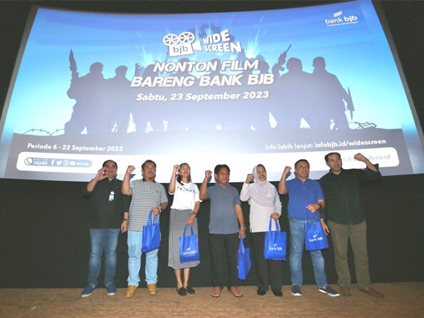 bjb WideScreen Expendables 4 di Gandaria City Jakarta Disambut Meriah Nasabah bank bjb