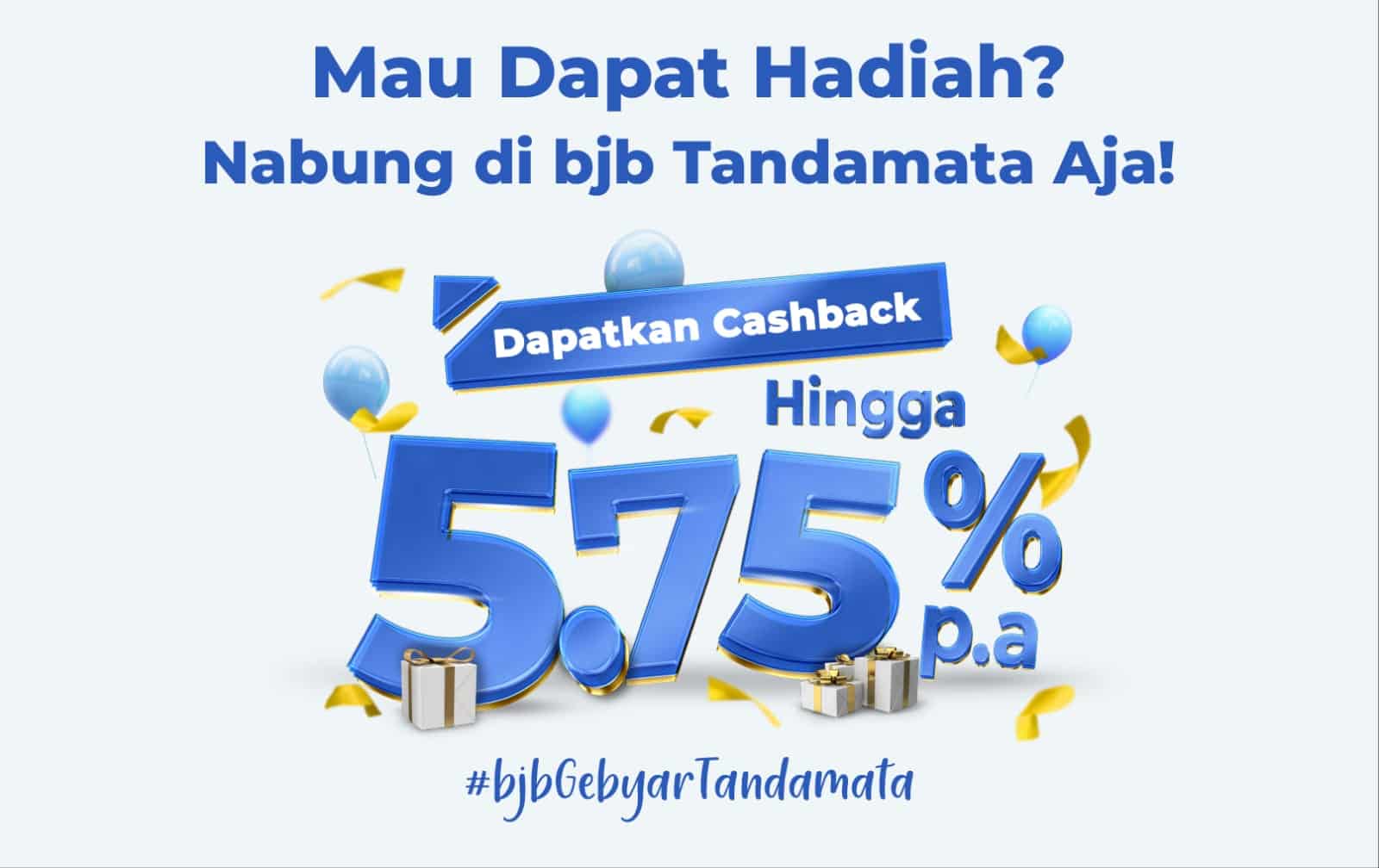 Hanya di bank bjb! Nabung Bisa Bawa Pulang Cashback Menarik