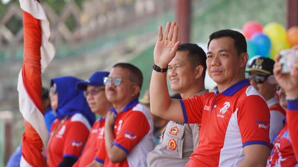 Dibuka Bupati Fransiskus, 2.983 Orang Hadiri Porseni PGRI Kabupaten Kapuas Hulu Tahun 2023