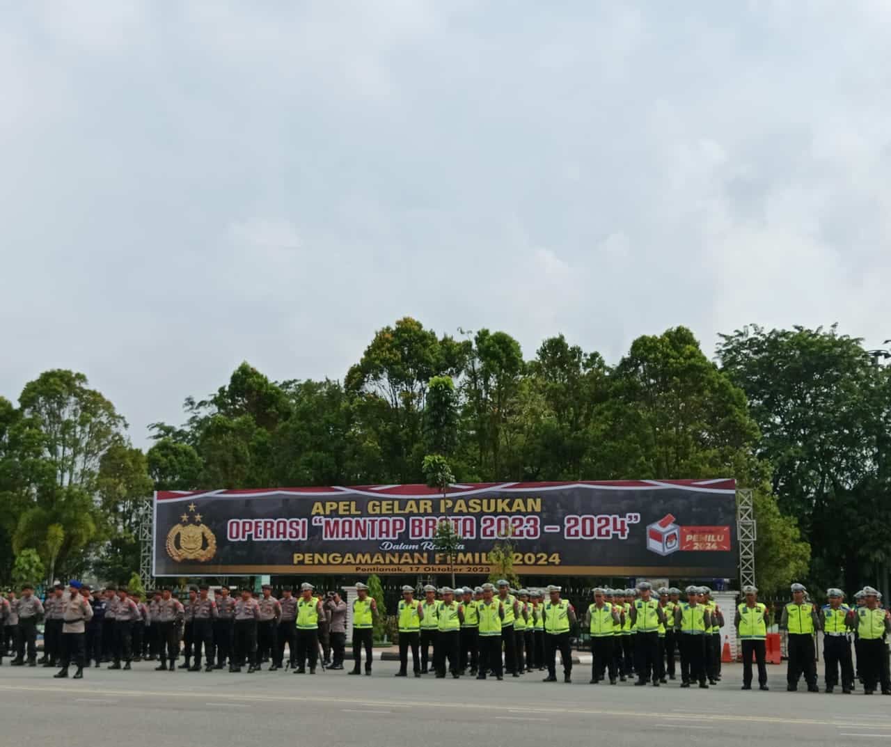 Polda Kalbar Siap Amankan Seluruh Tahapan Pemilu Lewat Operasi Mantap Brata 2023 - 2024