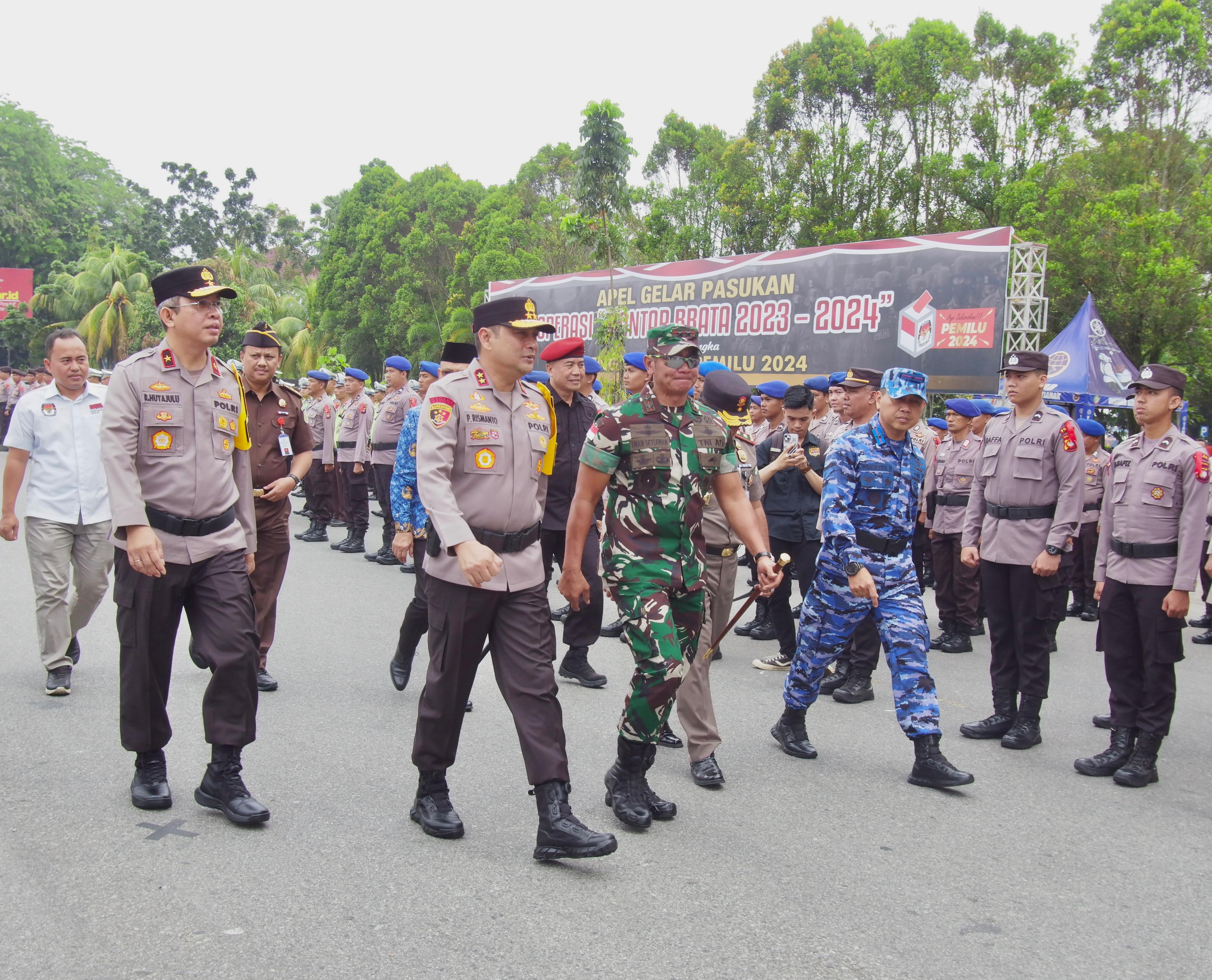 Operasi Mantap Brata 2023 - 2024, Polda Kalbar Siapkan 7.000 Personel