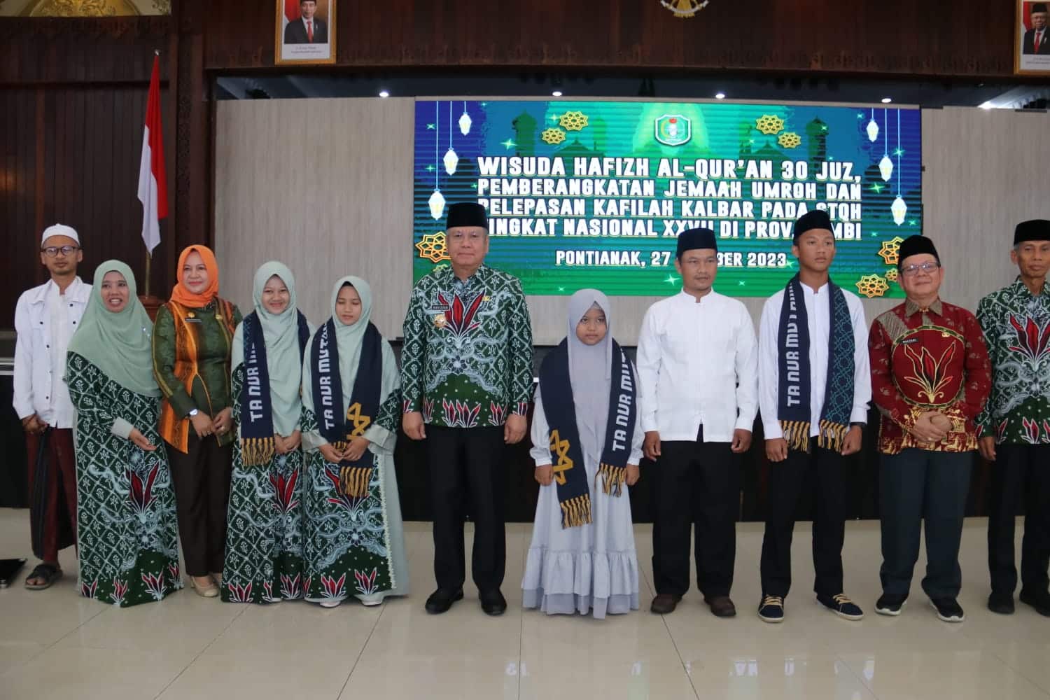 Wisuda 74 Penghafal Al-Qur'an 30 Juz, Harisson: Ini Program yang Sangat Mulia dari Pak Sutarmidji