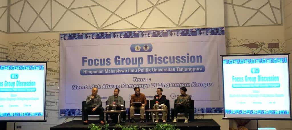 Himapol Untan Gelar FGD, Bahas Kampanye di Lingkungan Kampus