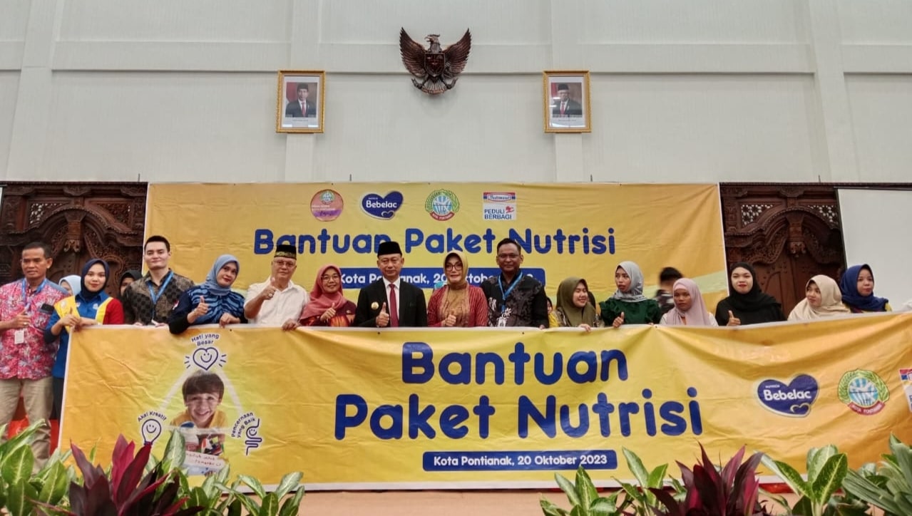 Kolaborasi Pemkot Pontianak dan Dunia Usaha, Tekan Prevalensi Stunting Lewat Bantuan Nutrisi Anak