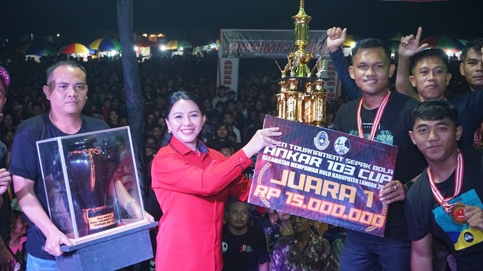 Karolin Resmi Menutup Turnament Ankar 103 Cup, Padapurant FC Sukses Jadi Juara