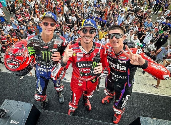 Bagnaia Menangi Balapan MotoGP Mandalika 2023