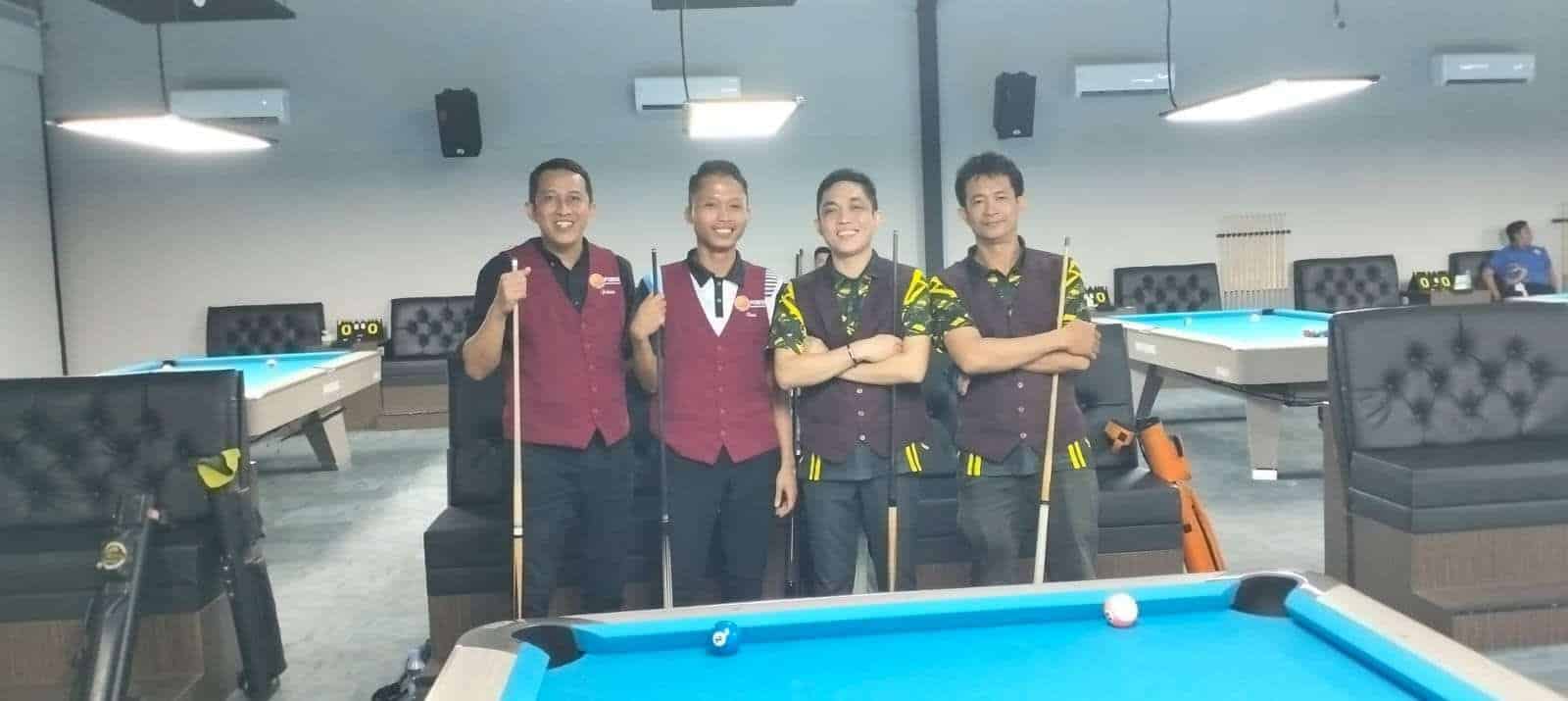 Tumbangkan Atlet Biliar Jawa Barat, Atlet Biliar Kalbar Sahroni-Rico Herman Lolos ke PON XXI Aceh-Sumut