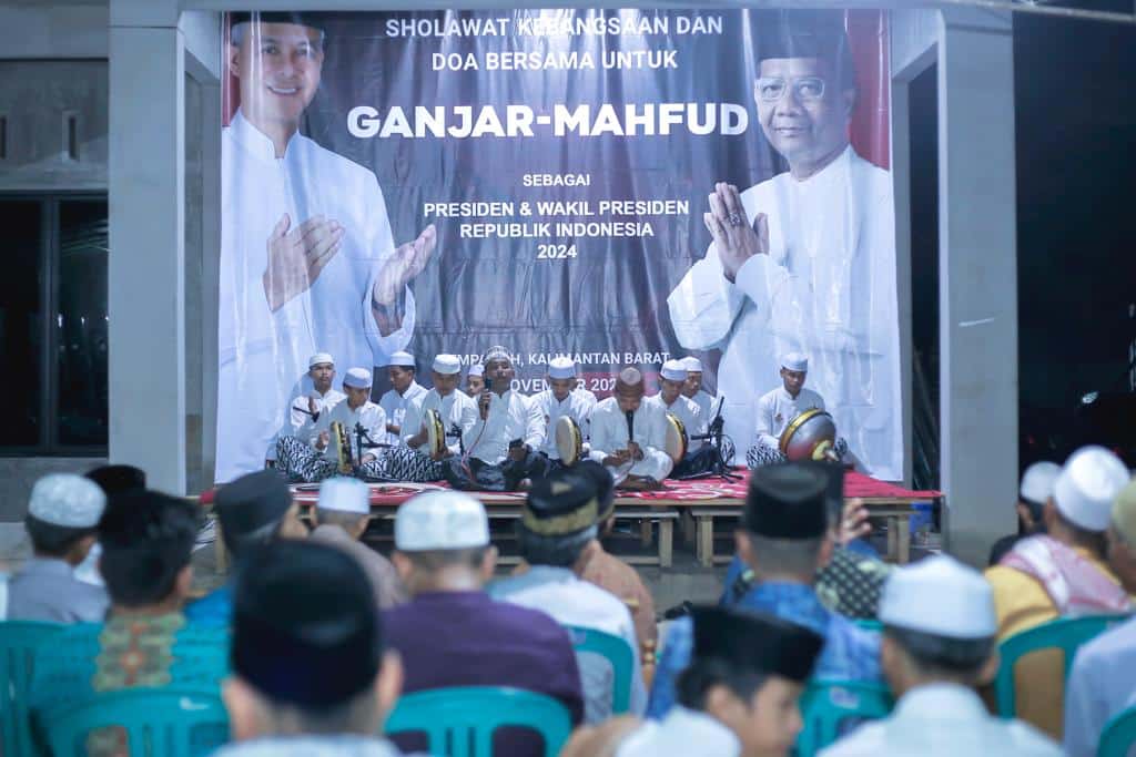 Ponpes Asasul Muttaqin Panjatkan Doa Bersama Untuk Kemenangan Ganjar Mahfud di Pilpres 2024