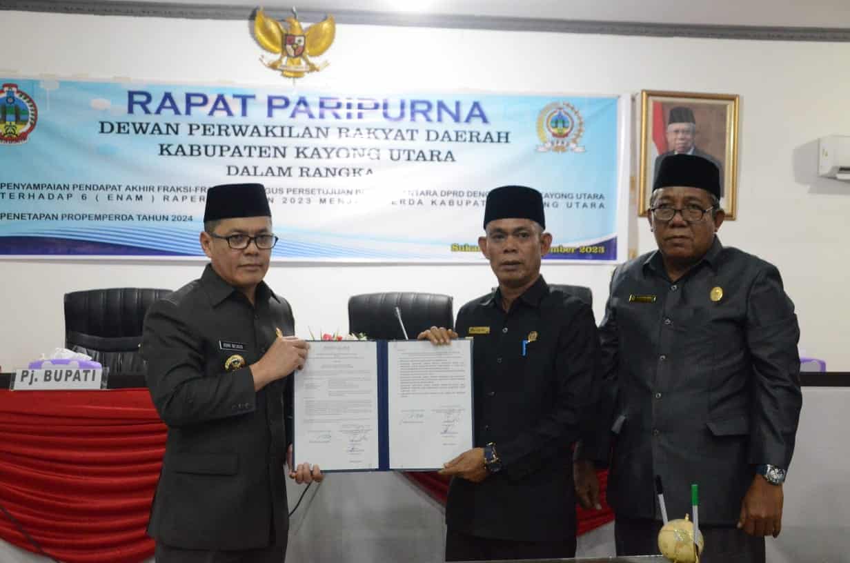 Enam Raperda Disetujui DPRD Kayong Utara