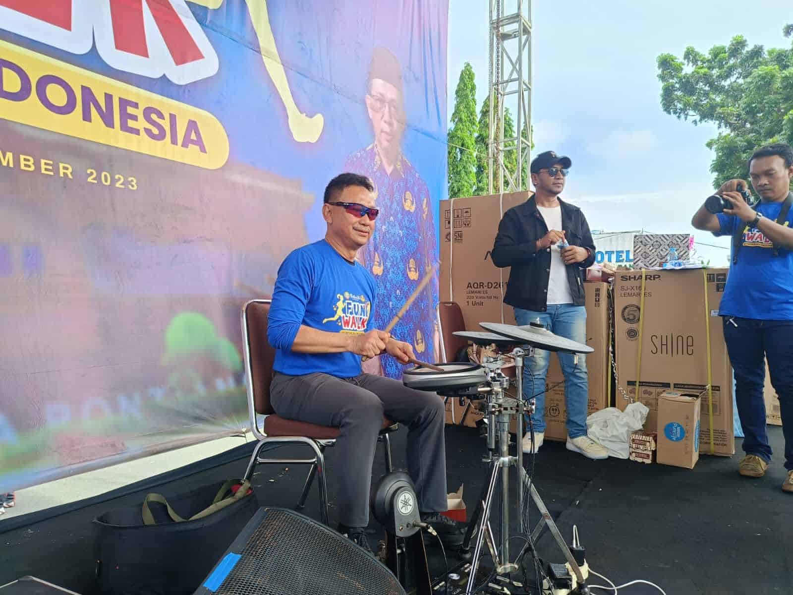 Wali Kota Edi Kamtono Hibur ASN Lewat Nyanyian dan Tabuhan Drum