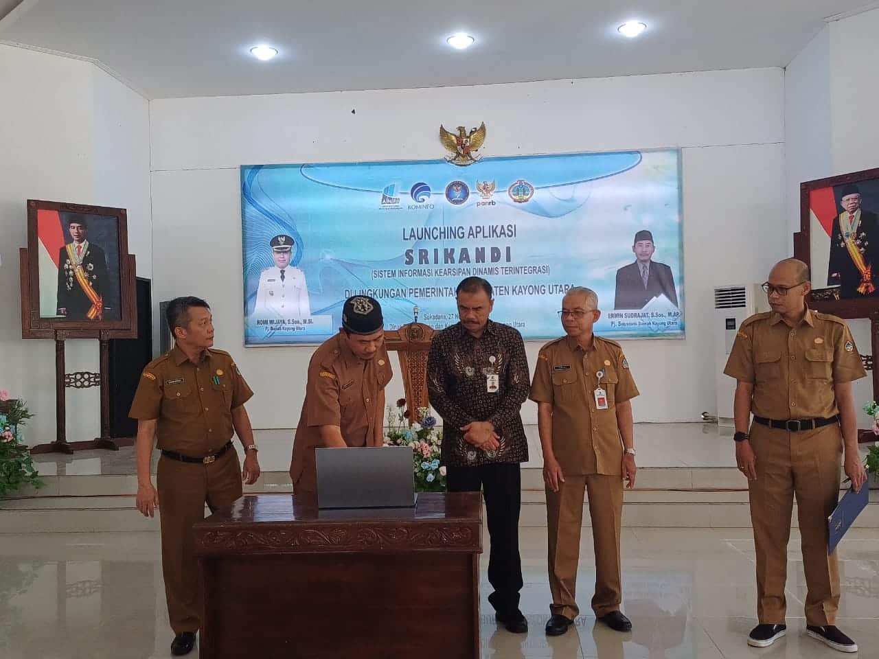 Pemkab Kayong Utara Resmi Launching Aplikasi Srikandi
