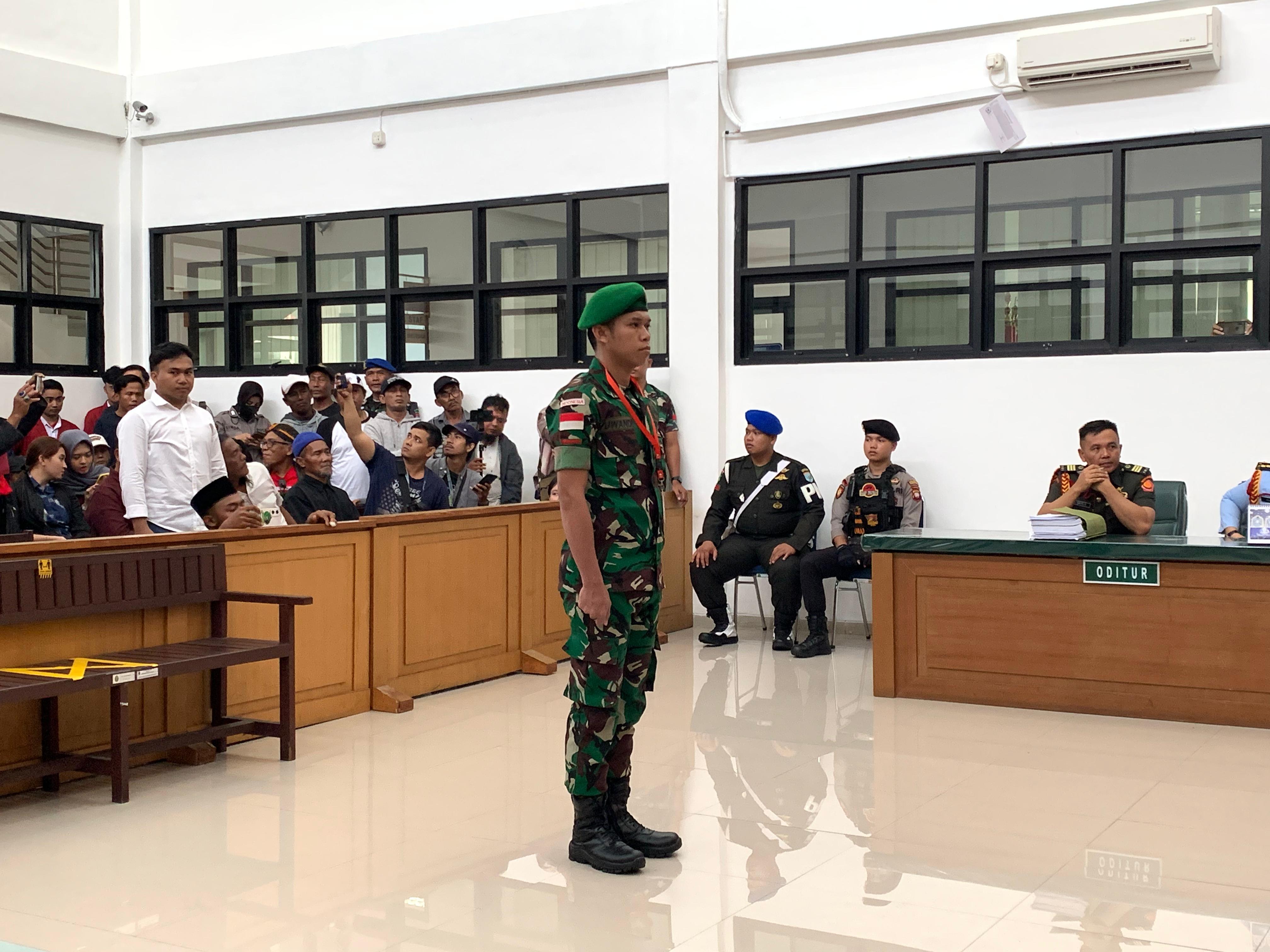 Anggota TNI yang Bunuh Tunangannya Dijatuhi Hukuman Penjara Seumur Hidup