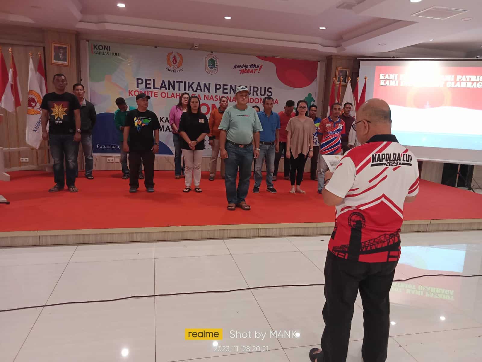 Hari Ini, KONI Kalbar Lantik Pengurus Kabupaten Kapuas Hulu Masa Bakti 2023 - 2027 
