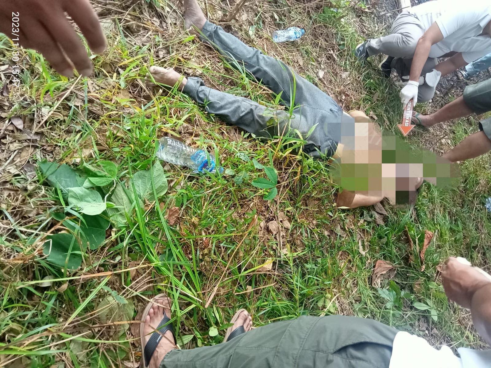 Warga Sandai Ketapang Digegerkan Penemuan Mayat Lansia di Kebun