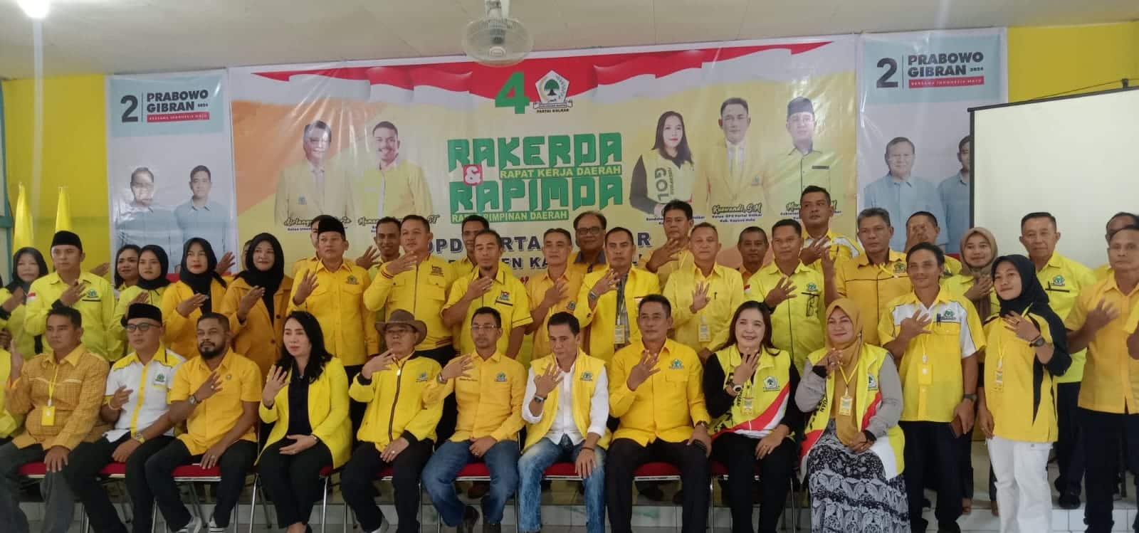 Golkar Kapuas Hulu Gelar Rakerda dan Rapimda Bahas Strategis Pemilu