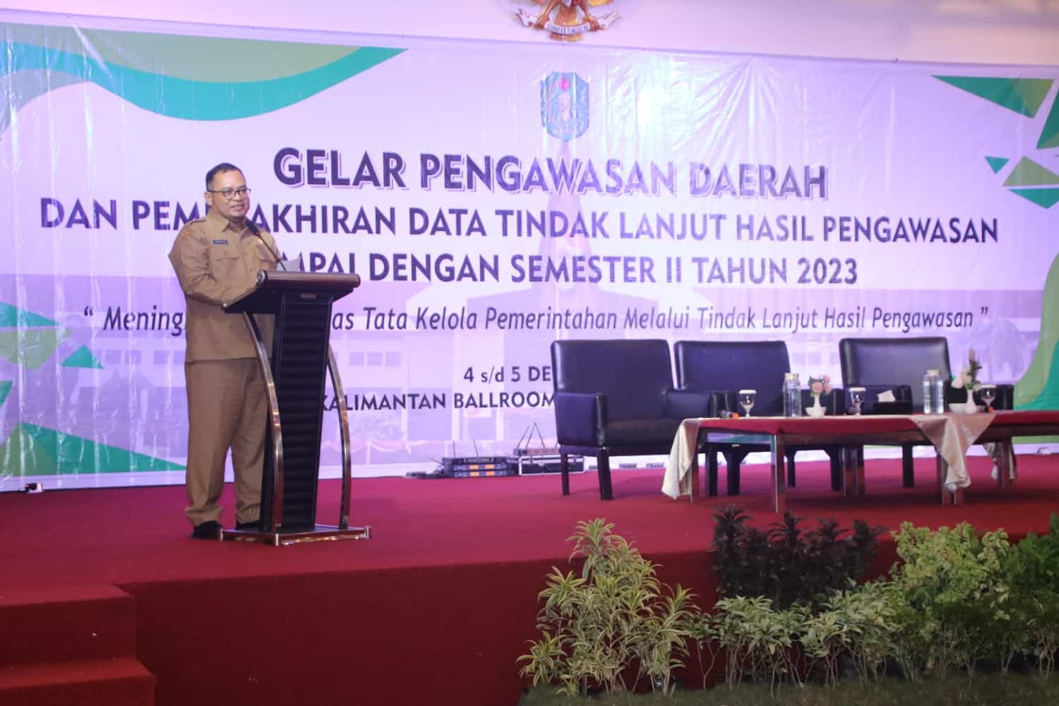 Pj Sekda Kalbar Buka Gelar Pengawasan Pemutakhiran Data Tindak Lanjut Hasil Pengawasan