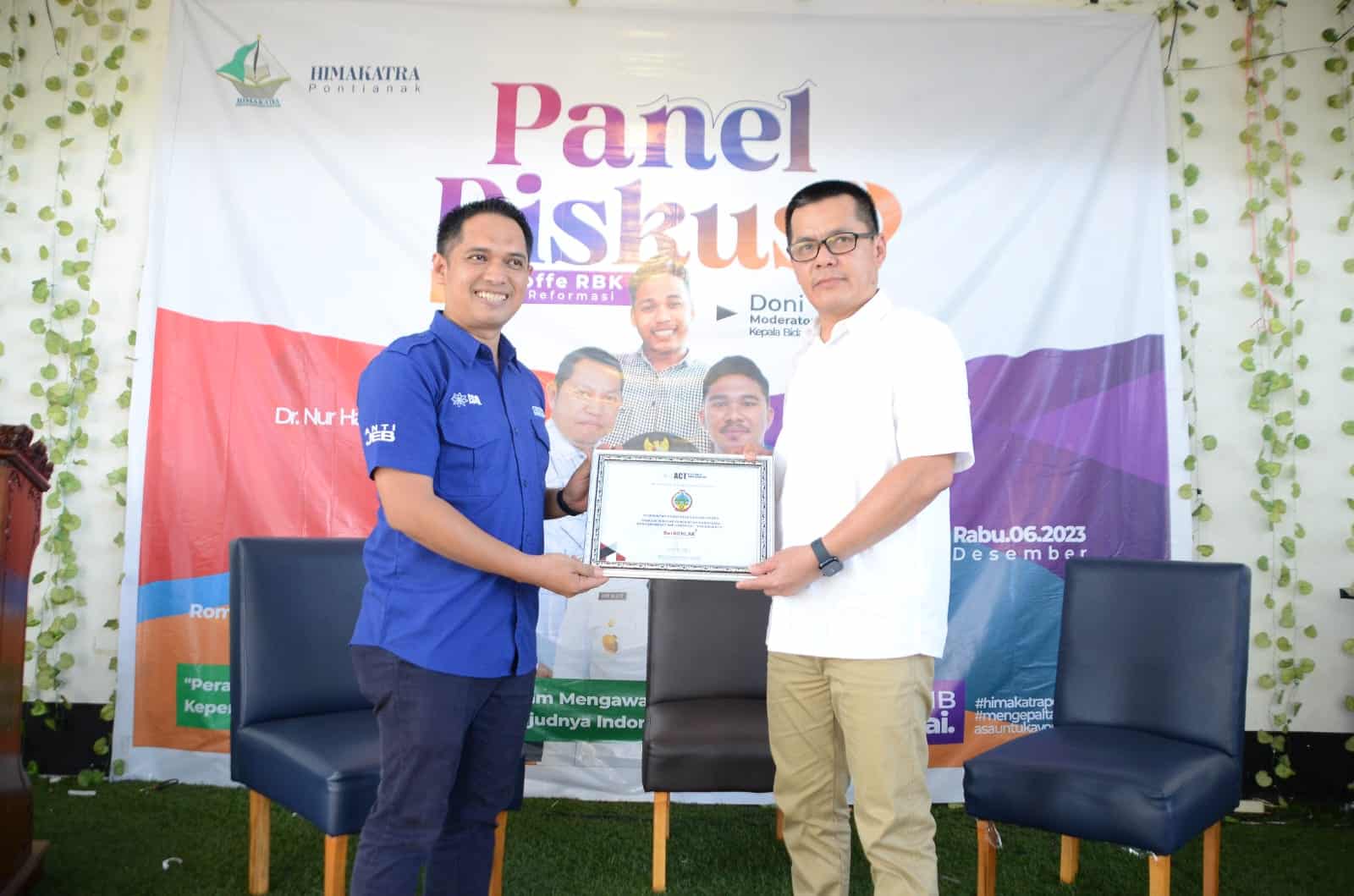 Diskusi Panel dengan Himakatra, Pj Bupati KKU: Jangan Sia-siakan Momen Kuliah