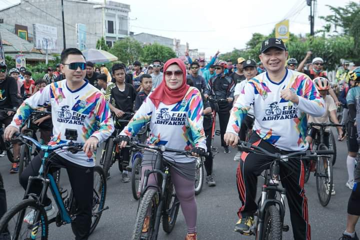 Sekda Hadiri Fun Bike Bersama Adhyaksa Ketapang