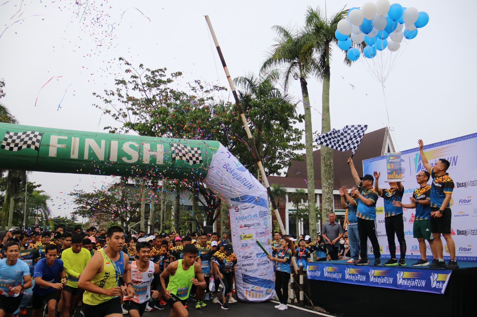 Pj Gubernur Harisson Lepas Peserta Bekejarun 2023