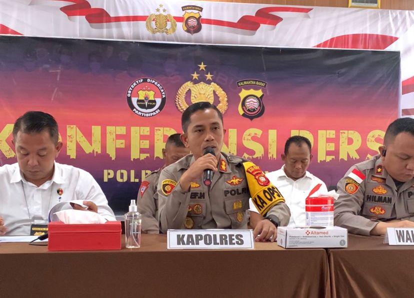 Polres Kubu Raya Ungkap Ratusan Kasus Kriminal Selama 2023