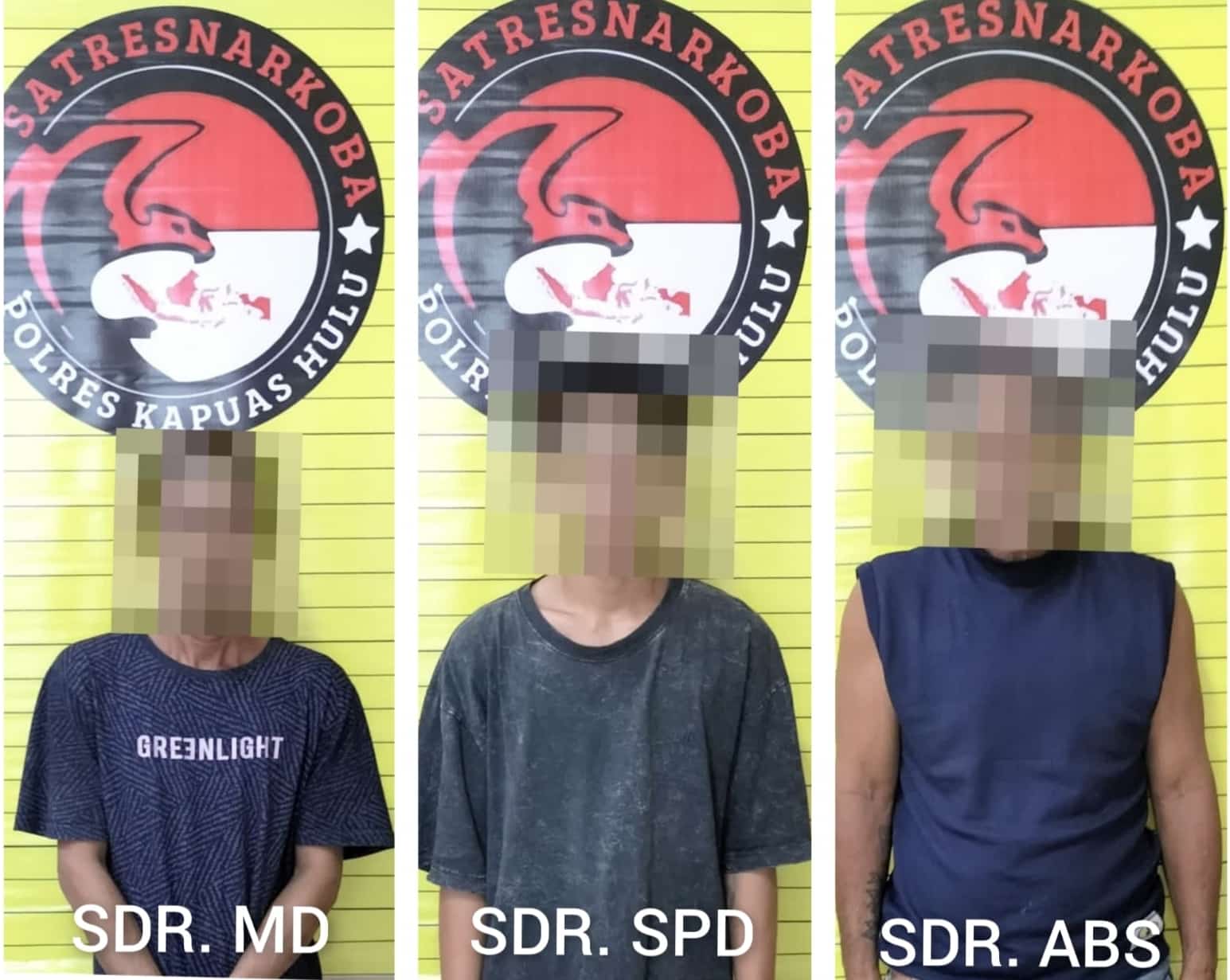 Polres Kapuas Hulu Amankan 3 Pelaku Narkoba di Boyan Tanjung