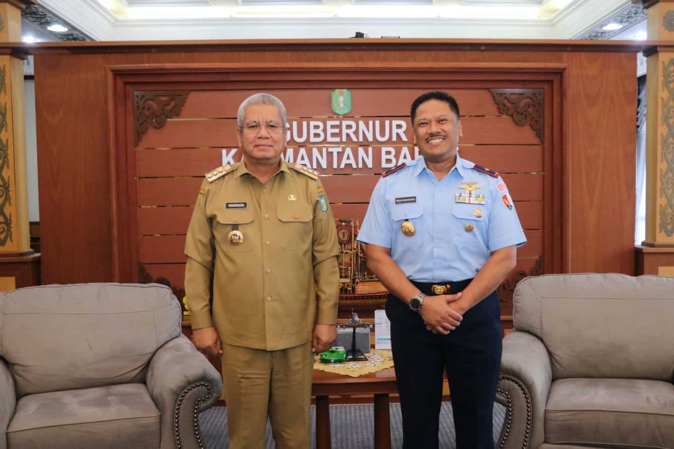 PJ Gubernur Harisson Terima Kunjungan Perdana Danlanud Supadio