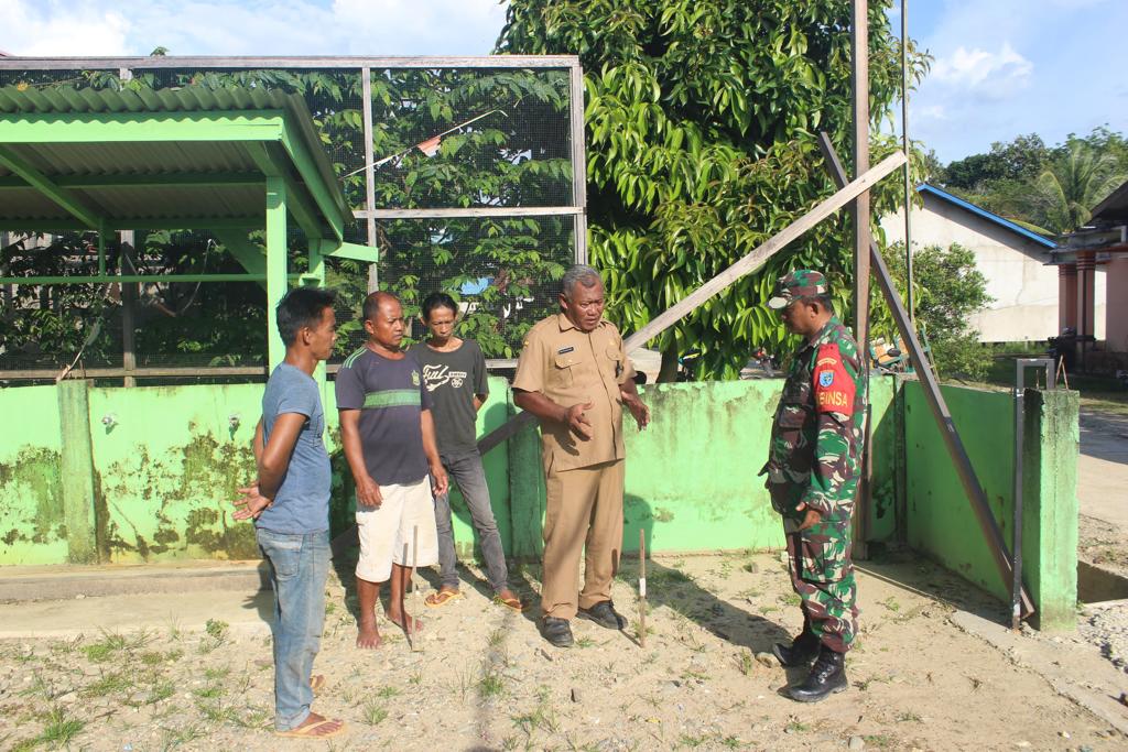 Tinjau 2 Lokasi Sumur Bor di Desa Sibau Hulu, Kapten Arm Supratno: Harus Ikhlas Bantu Rakyat