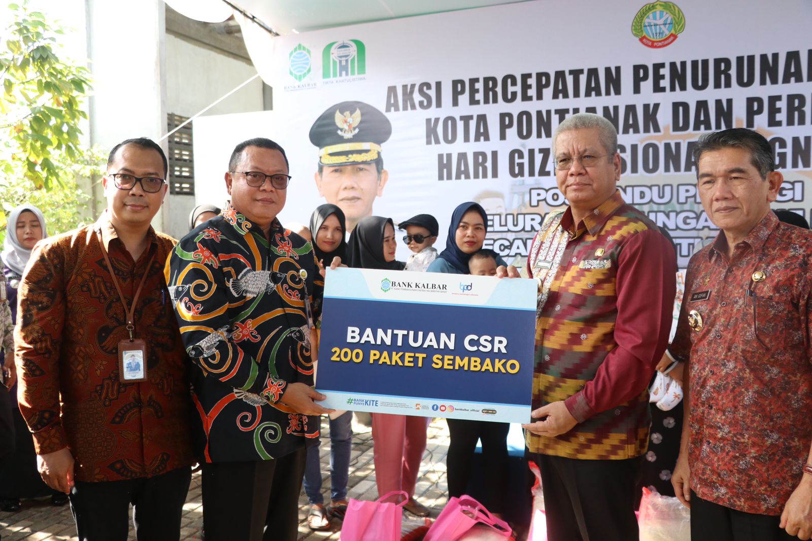 Semangat Kolaboratif Bank Kalbar Dukung Upaya Pemprov Tekan Stunting