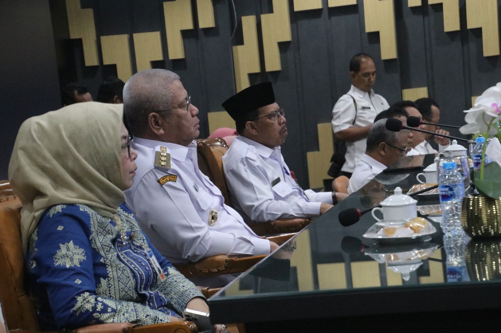 Pj Gubernur Harisson Hadiri Peluncuran Laporan Perekonomian Nasional 2023