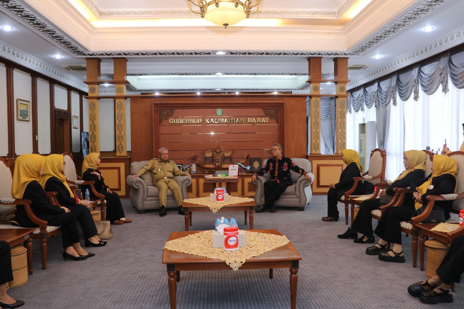Pj Gubernur Harisson Terima Silaturahmi Perwacitra Kalbar