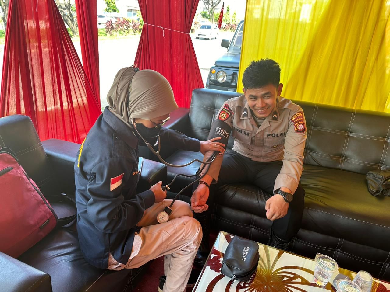 Tim Dokkes Polres Kubu Raya Cek Kesehatan Personel Ops Liong Kapuas 2024