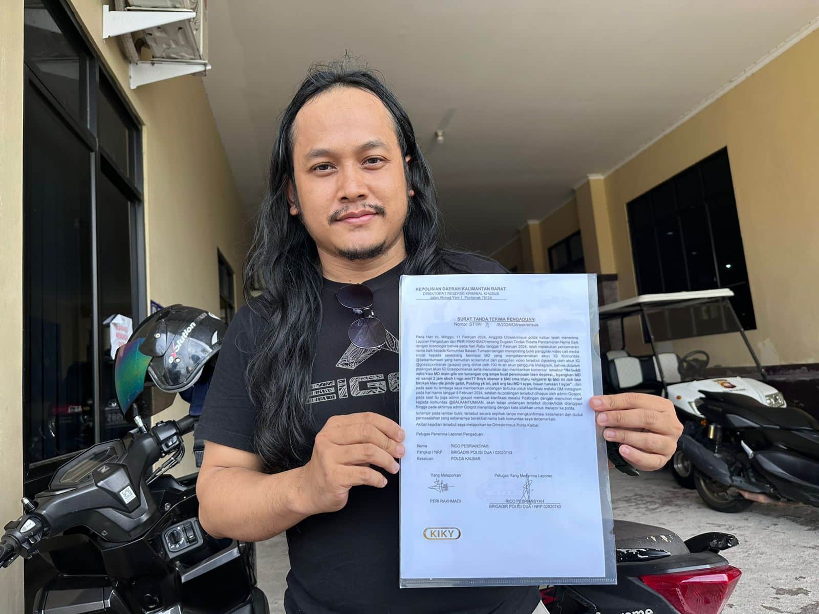 Komunitas Balaan Tumaan Laporkan Akun Gosip Pontianak ke Polda Kalbar