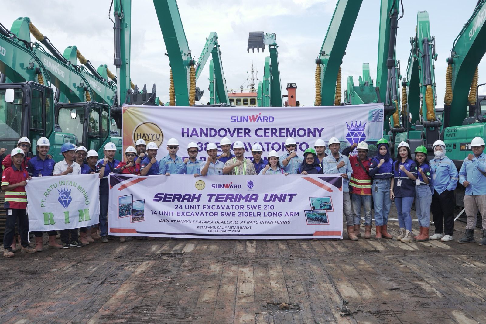 PT Hayyu Pratama Dealer Komitmen Penuhi Suplai Alat Berat di Pulau Kalimantan