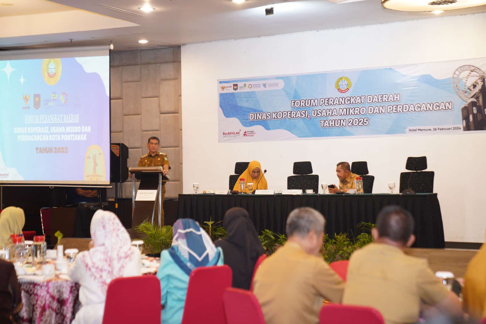 Pertajam Rencana Kerja Pembangunan, Diskumdag Kota Pontianak Gelar Forum Perangkat Daerah