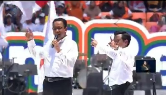 Lautan Massa Hadiri Kampanye Akbar Paslon 01, Anies: Belum Pernah JIS Dipenuhi Orang Sebanyak Ini